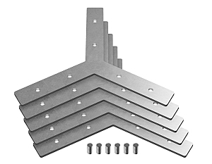 Соединитель Y для алюминиевого профиля Profile System (комплект 5шт) Ambrella Illumination GP8056