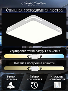 Светильник потолочный Natali Kovaltseva LEDLIGHT LED LAMPS 81333