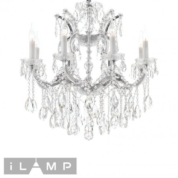 Подвесная люстра iLamp Diamond 6071-8 CR+CL