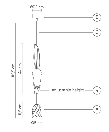 Светильник подвесной LIGHTERA Squirrel LE11971
