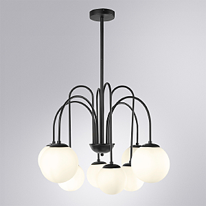 Люстра на штанге Arte Lamp Mebsuta A1675LM-8BK