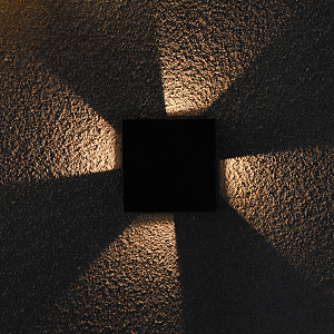Уличный настенный светильник Arte Lamp Algol A1445AL-4BK