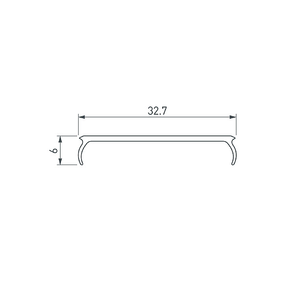 Экран для профиля Arlight LINE-S 041752