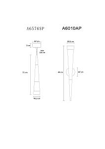 Светильник подвесной Arte Lamp Sabik A6576SP-1PB