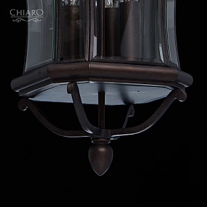 Уличный подвесной светильник Chiaro Шато 800010404